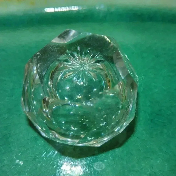 Victorian  Crystal Salt Cellars - Picture 4 of 6